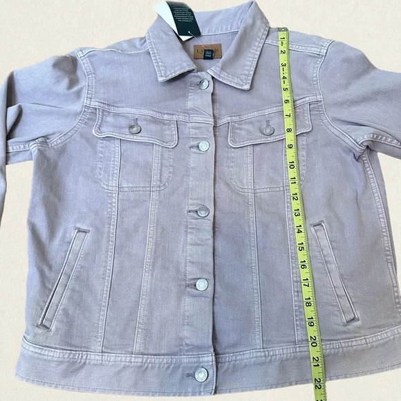 Lauren Ralph Lauren Lavender Denim Jacket NWT - Picture 6 of 11